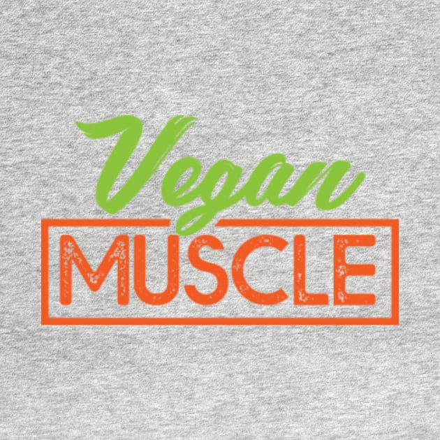 Vegan Muscle T-Shirt Funny Vegan saying vegetarian Tee shirt by mehdigraph